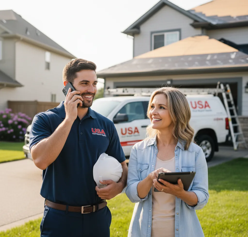 USA Roof Repair Experts customer support in Brea